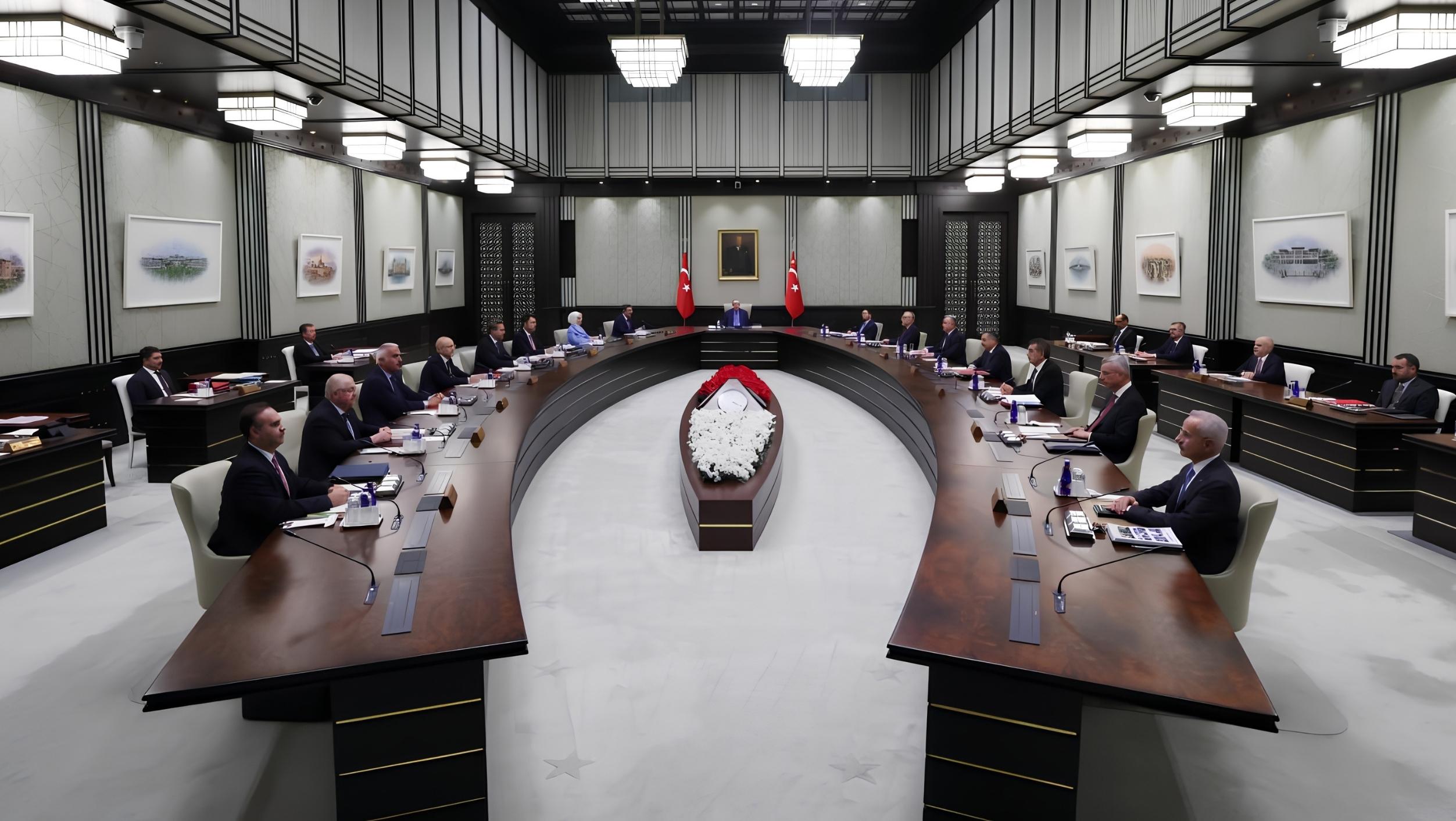 Kabine toplantısı, Cumhurbaşkanı Erdoğan'ın başkanlığında