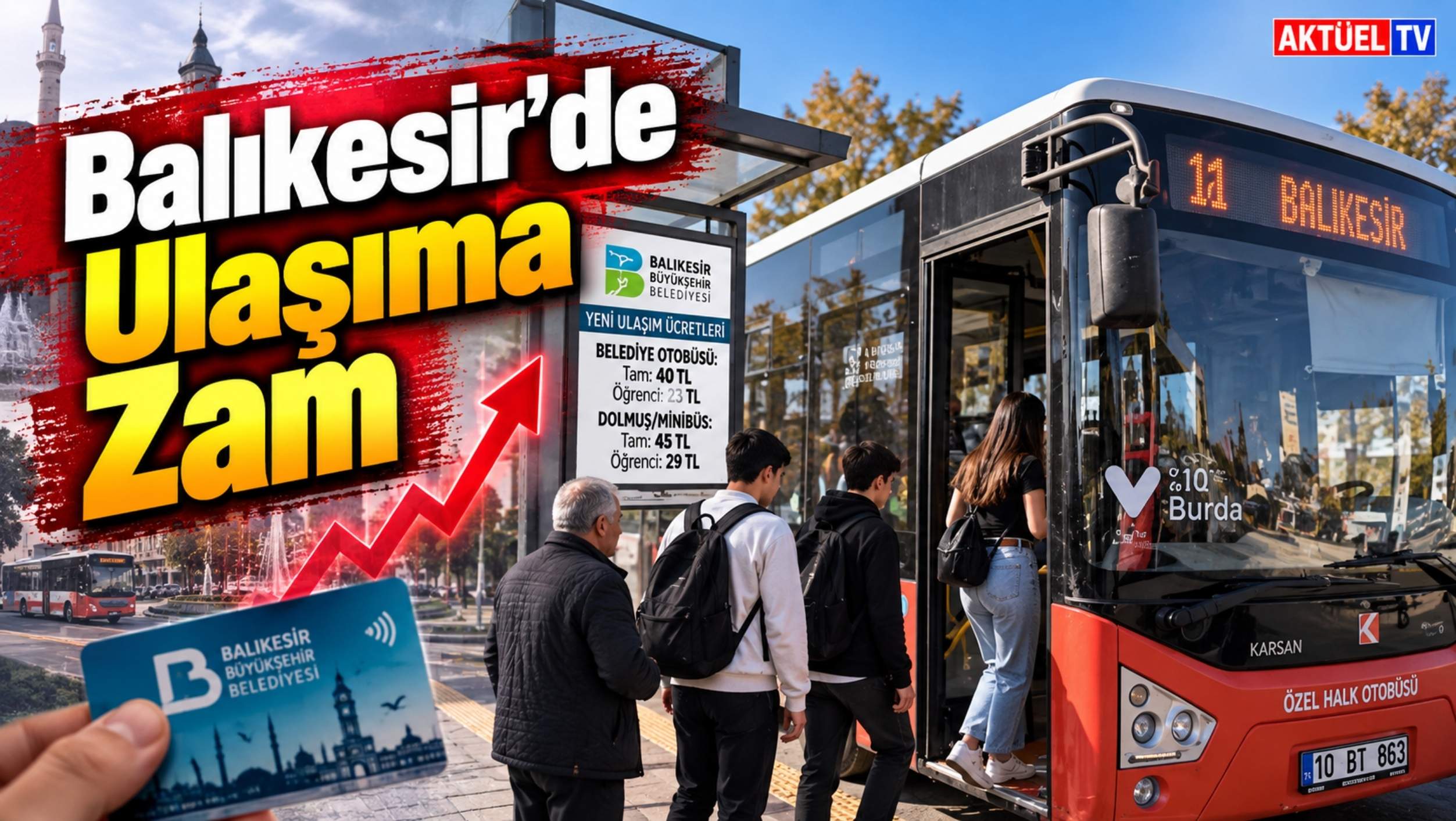 Balıkesir Büyükşehir Belediye Meclisi’nde oy birliğiyle kabul edilen yeni tarifeyle