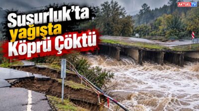 Balıkesir’in Susurluk ilçesinde kısa sürede metrekareye 50 kilogramın üzerinde yağış